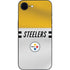 NFL Pittsburgh Steelers White Striped iPhone 16e Skin
